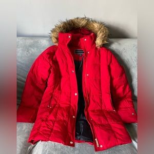 Red Tommy Hilfiger Coat